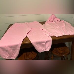 Victoria's Secret Pink Hoodie and Sweatpants Set
